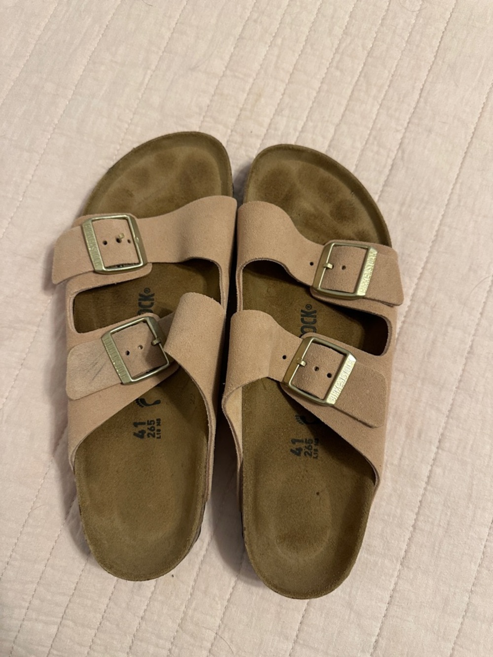 Double Buckle Birkenstocks - Blush